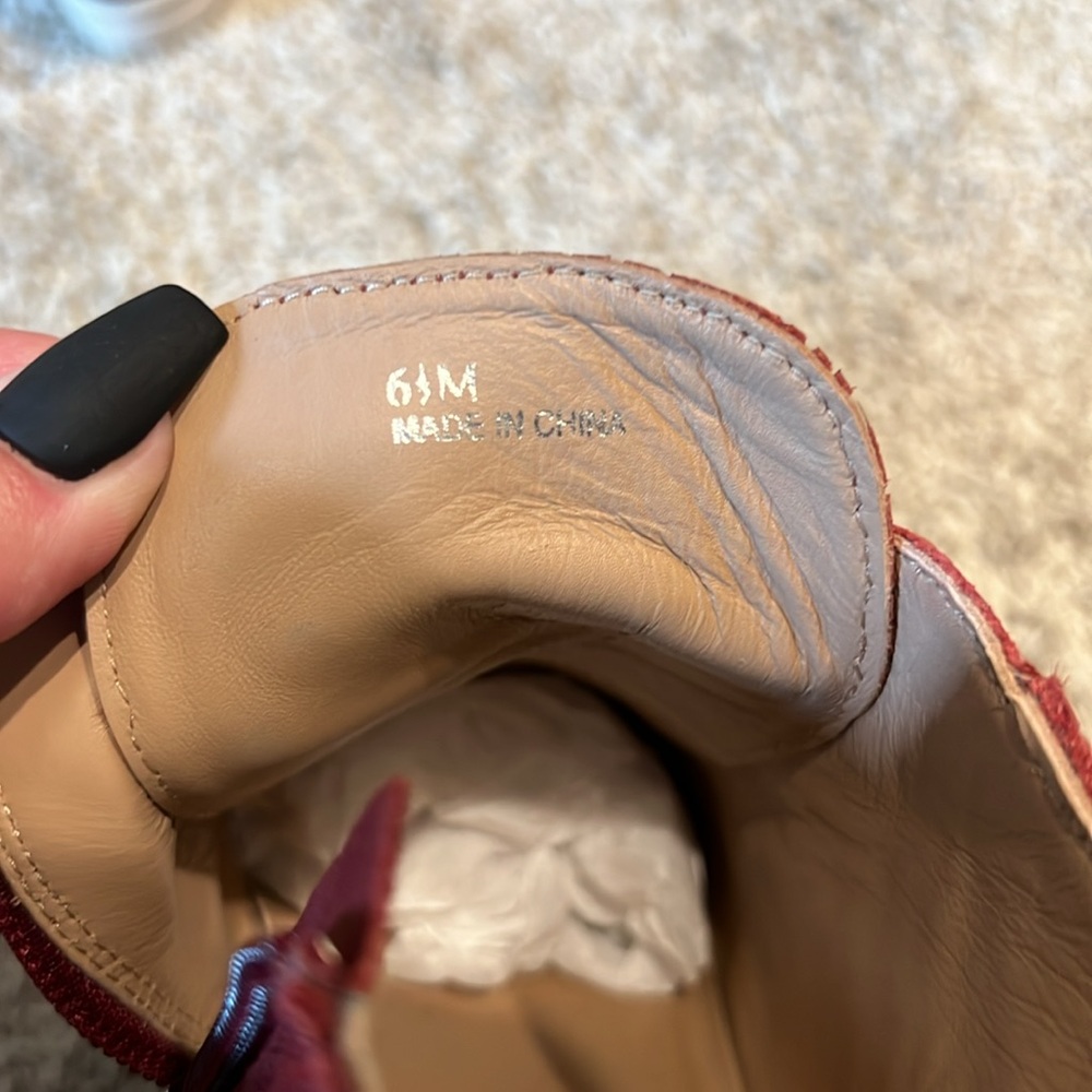 Leather Paola Dress Wedge Sneaker - Picture 6 of 6